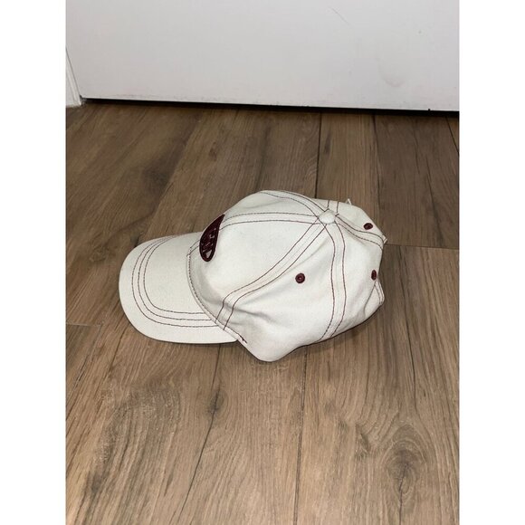 Kangol Beige Embroidered Logo Adjustable Strap Baseball Cap Unisex One Size - Picture 3 of 6